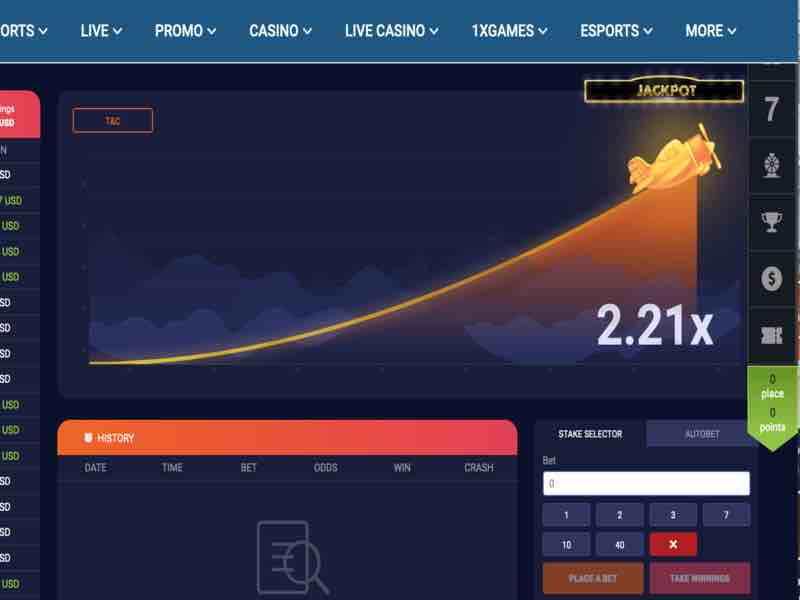 Registration technique for playing Aviator on 1xBet